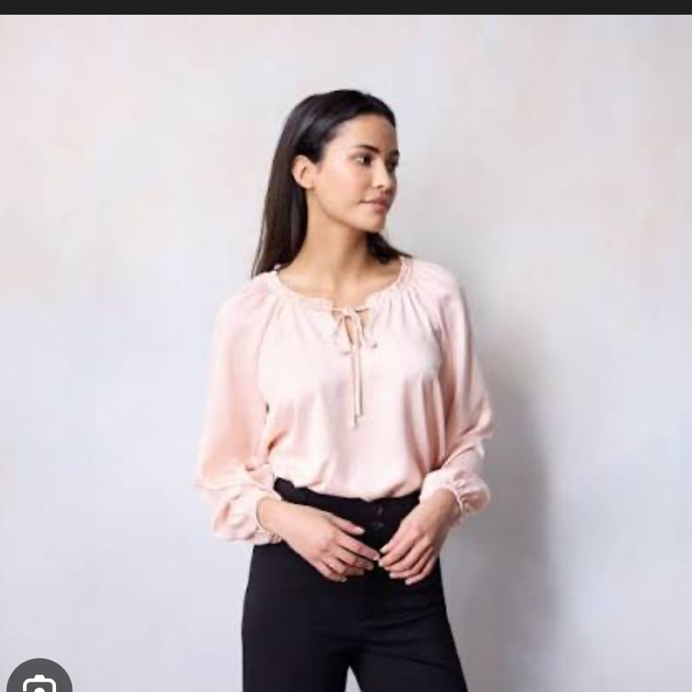 LC Lauren Conrad Light Pink Blouse